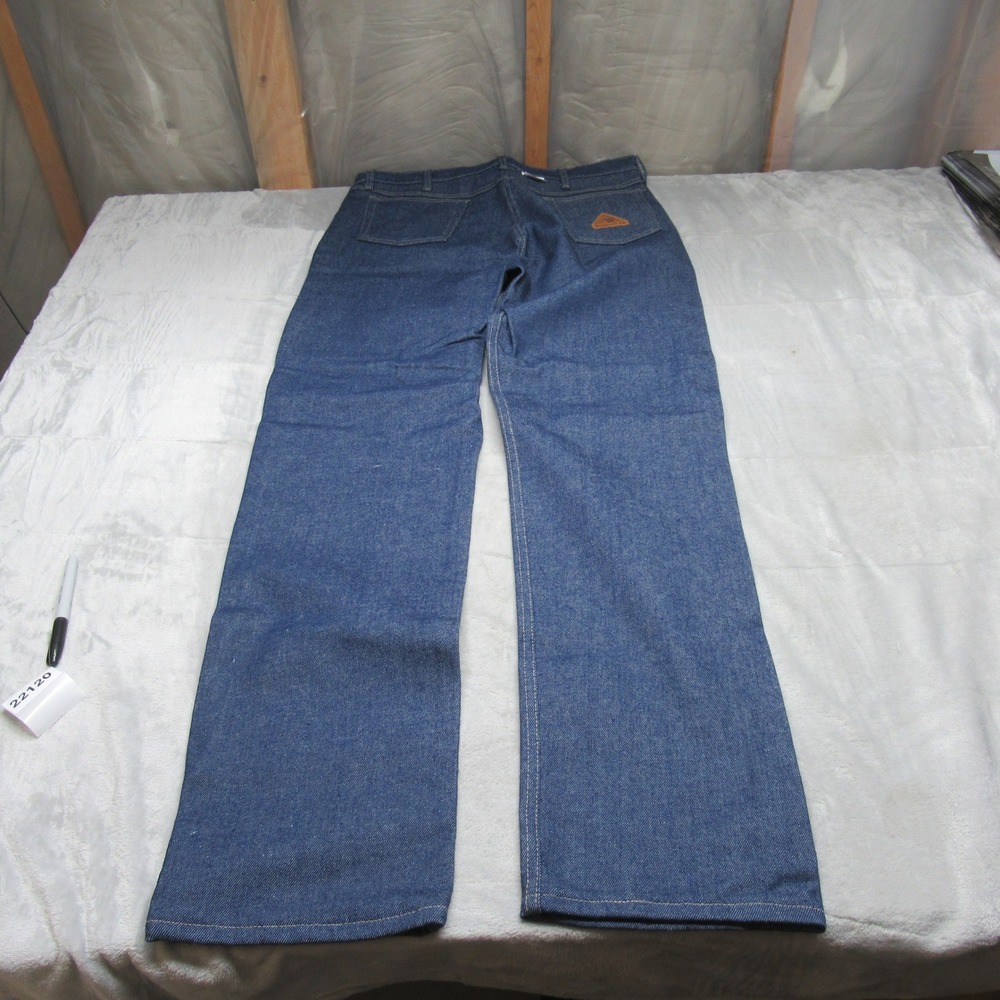 Bulwark FR Jeans Mens‎ 36x36 Dark Wash Denim Rugged Flame Resistant Safety Work